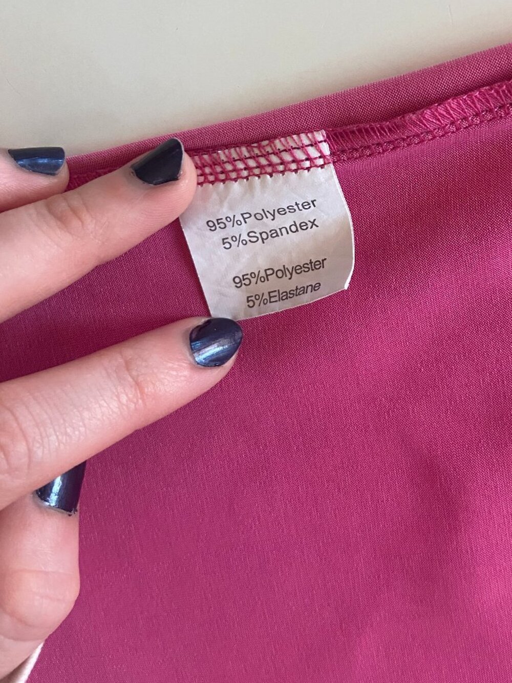 Fuchsia Metallic Mini Skirt Kate Kasin worn once size S women’s - Picture 8 of 9